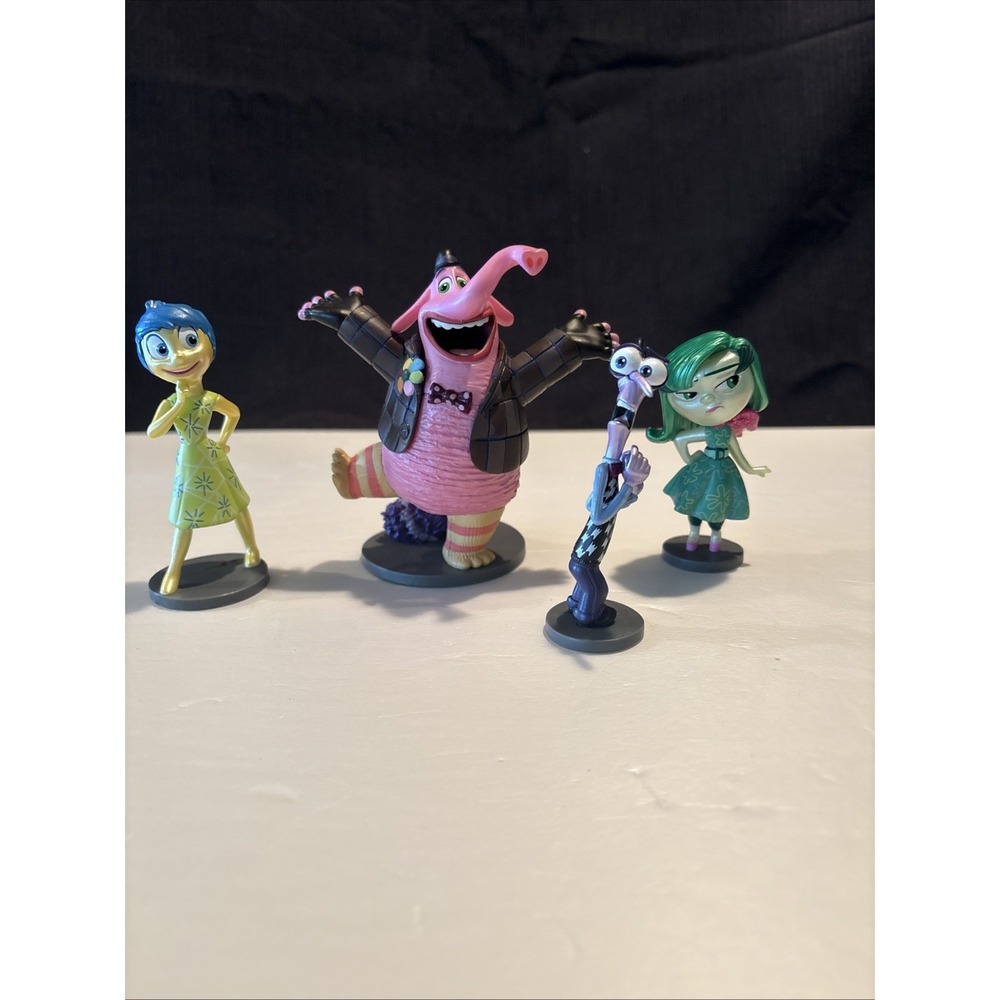 Disney Pixar Inside Out Joy Bing Bong Disgust Fear Action Figures Set